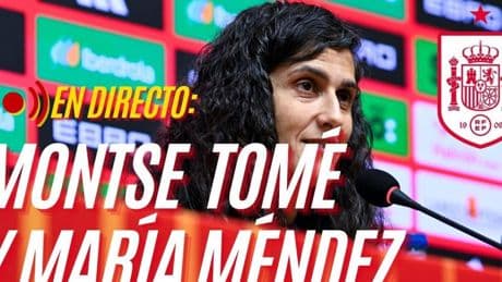 La rueda de prensa en streaming de Montse Tomé y María Méndez, previa al amistoso contra Japón