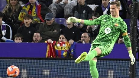 Ter Stegen, perfecto en el pase: 19 de 19 en Zorrilla