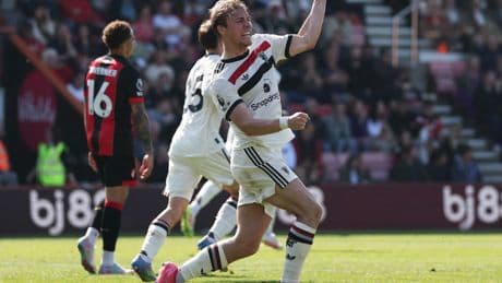 Premier League : Manchester United accroche Bournemouth avant d’affronter Bilbao