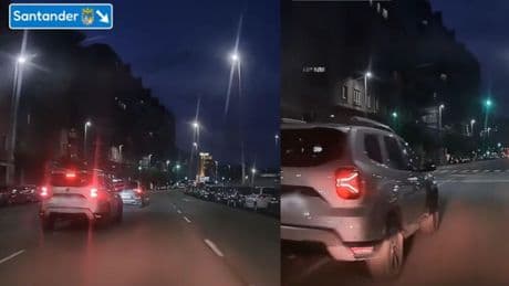 El surrealista adelantamiento de un conductor en pleno Santander que no deja a nadie indiferente: “Es difícil hacerlo peor, ni queriendo”