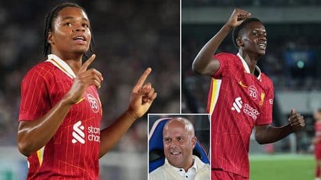 Arne Slot heaps praise on two Liverpool wonderkids ready for the first team after dazzling in pre-season - including one whose departure left rivals FURIOUS