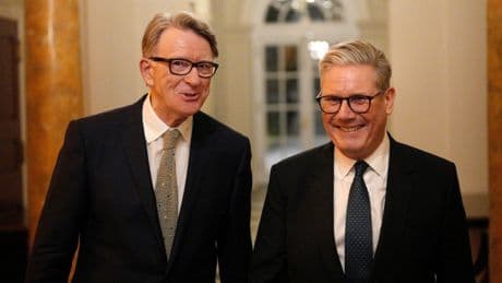 Starmer backs Mandelson after US ambassador calls Jeffrey Epstein his ‘best pal’