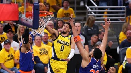Los Pacers se colocan a un paso de la final con una gran actuación de Haliburton (130-121)
