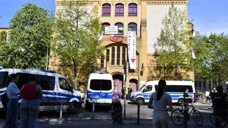 Polizeieinsatz an HU Berlin - Israel-Hasser besetzen Uni-Hörsaal