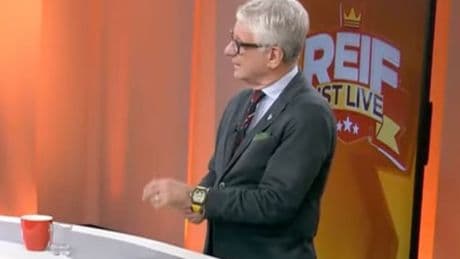 Während Live-Sendung - Zuschauer rätseln wegen Reif-Uhr