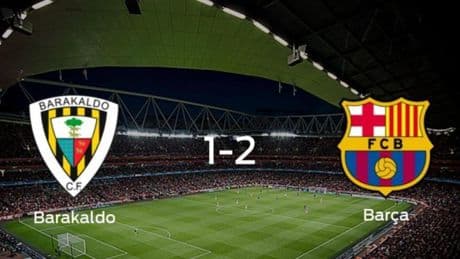 El Barcelona B se lleva los tres puntos ante el Barakaldo (1-2)