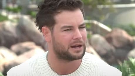 Chris Hughes visibly embarrassed and 'speechless' as he's asked about JoJo Siwa romance