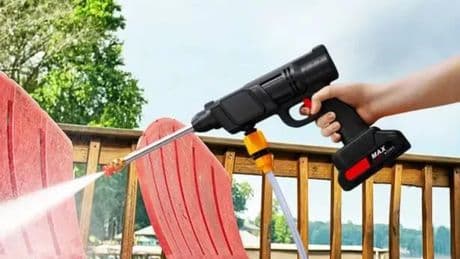 Electric handheld pressure washer that 'easily cleans gardens' gets axed by £70 in sale