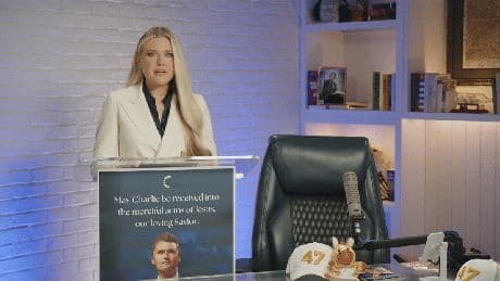 'I will never let your legacy die': Charlie Kirk's widow in tearful first address after shooting