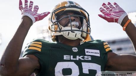 Veteran receiver Eugene Lewis opens CFL season chasing touchdown receptions record