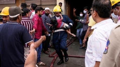 En Inde, l’incendie d’un immeuble à Hyderabad fait au moins 17 morts