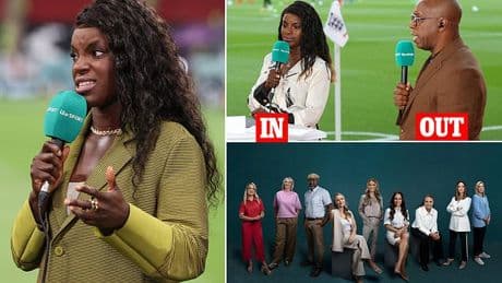 Eni Aluko named in ITV's punditry line-up for Women's Euros but there is Ian Wright is NOT included - after former Lionesses accused legend of 'blocking' opportunities for women in football