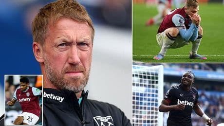 A restless fanbase, damning stats and plans for a summer overhaul - the problems are piling up for Graham Potter at West Ham, writes JAMES SHARPE