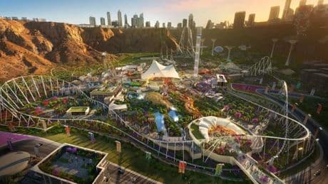 Freizeitpark der Extreme: In der Wüste fährt jetzt die schnellste Achterbahn der Welt