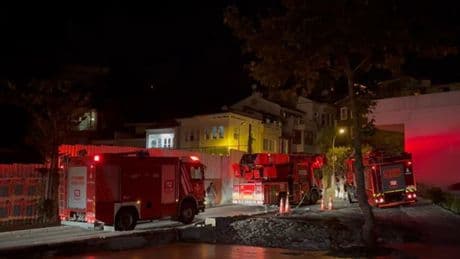 İstanbul'da otelin elektrik panosunda yangın