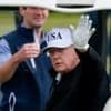 Security tightens as Donald Trump plays golf during Scotland visit