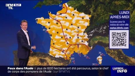 La météo pour ce lundi 28 juillet 2025