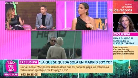 Gloria Camila, sobre la entrevista de Ana María Aldón en &#039;De viernes&#039;: &quot;Yo no le digo jamás que sobra&quot;