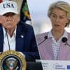 “Gaat ons pijn doen”: Trump kondigt importheffing van 30 procent aan voor EU, Von der Leyen bijt van zich af