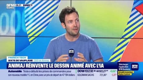 Animaj réinvente le dessin animé avec l'IA: "Ce n'est pas la partie créative qui coûte cher, c'est la partie fabrication", explique Sixte de Vauplane, CEO de Animaj