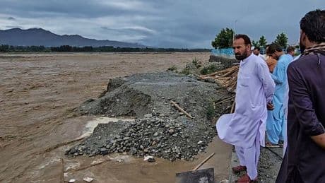Flash floods in Pakistan kill 8 and 58 are rescued after deluge swept away dozens