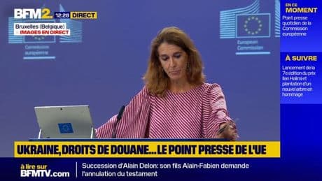 La porte-parole de la Commission européenne revient sur le brouillage des signaux GPS de l'avion d'Ursula von der Leyen