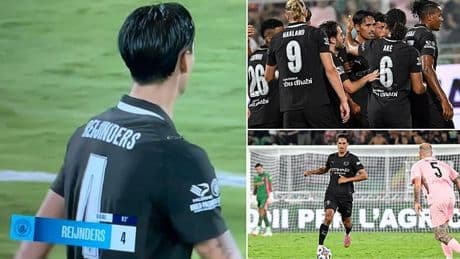 Eagle-eyed Man City fans spot shirt printing gaffe during Palermo friendly... as many joke they keep 'making the same mistake'