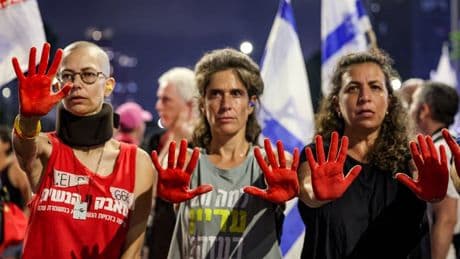 Familles, politiques, presse... Israël sous le choc après les diffusions de vidéos d'otages israéliens à Gaza