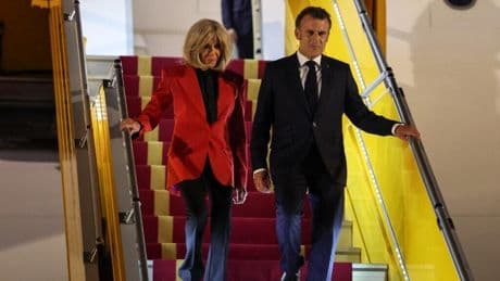 Macron visits Vietnam, kicking off Southeast Asia tour pitching France as reliable trade partner