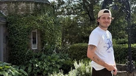 Brooklyn Beckham makes defiant trip to UK with wife Nicola as family jet abroad
