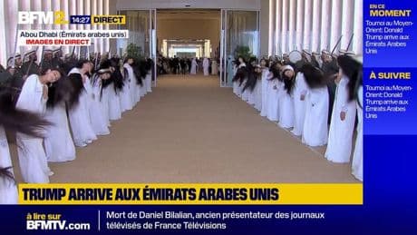 Donald Trump accueilli dans la tradition aux Émirats arabes unis ce jeudi avec le khaleegy