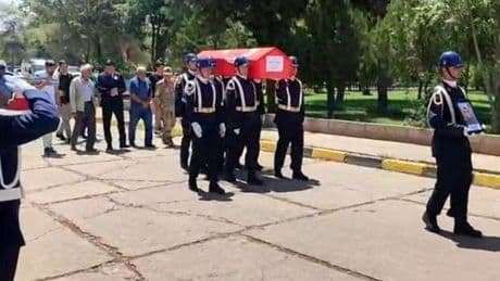 Şehidin naaşı 67 yıl sonra memleketine uğurlandı