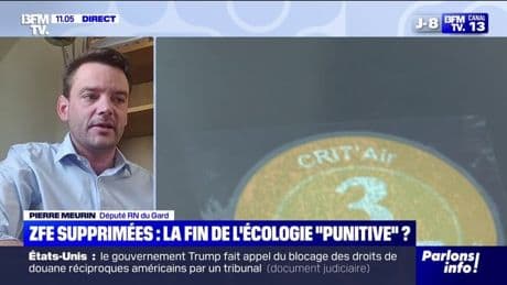 Zones à Faibles Émissions: "Les ZFE ne servent à rien pour améliorer la qualité de l'air", déclare Pierre Meurin, député RN du Gard