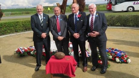 Tributes paid to rugby 'legend' who led campaign to build emotional WW1 memorial