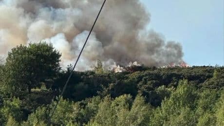 Crews continue to tackle wildfire in Perth as 'extreme' weather warning issued across Scotland