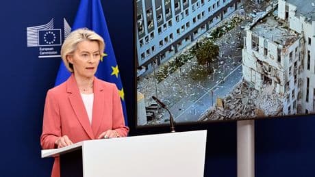 Guerre en Ukraine  : «Vladimir Poutine doit venir à la table des négociations», affirme Ursula von der Leyen après un entretien avec Donald Trump