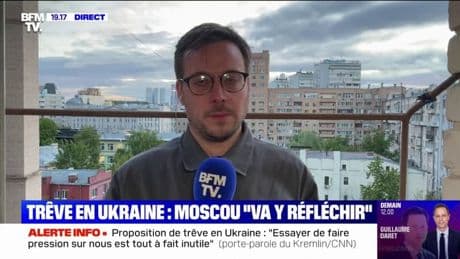 Trêve en Ukraine: le Kremlin indique qu'il va "réfléchir" à la proposition de cessez-le-feu présentée par les alliés occidentaux de Kiev