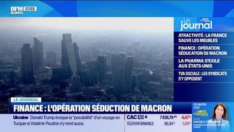 Finance : l'opération séduction de Macron