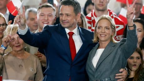 Right-wing populists hopeful after first round of Polish presidential election