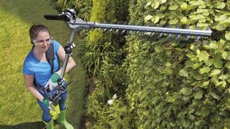 Wave goodbye to wobbling on ladders as this extendable hedge trimmer gets axed by £60