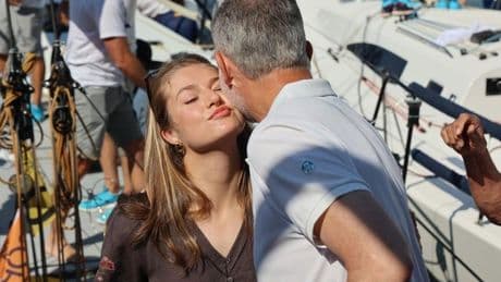 Leonor visita por sorpresa el Náutico de Palma