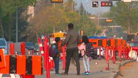 Getting to school a headache amid road, LRT construction in west Edmonton
