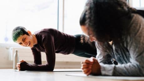 This is how long you should be able to hold a plank for, according to your age