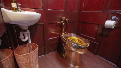 Brit krijgt taakstraf voor betrokkenheid bij diefstal wereldberoemde gouden wc