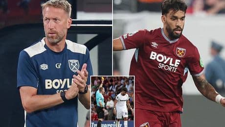 West Ham boss Graham Potter insists 'I don't know anything' as he breaks his silence on reports that Lucas Paqueta is expected to be cleared of spot-fixing charges after two-year FA probe