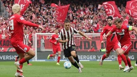 2. Fußball-Bundesliga: SV Elversberg schlägt FC Nürnberg, Karlsruher SC und FC Kaiserslautern spielen remis