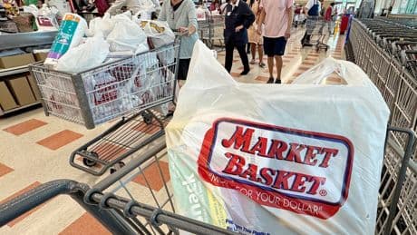 New England grocery chain Market Basket used a court order to bar 2 ousted executives from its stores