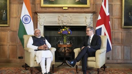 UK and India sign ‘historic’ £6bn free trade agreement during Modi visit