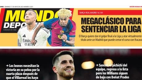 Portada de hoy de la Edición Bizkaia-Araba de Mundo Deportivo