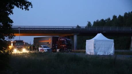 Voetganger omgekomen bij ongeluk op A50 bij Uden